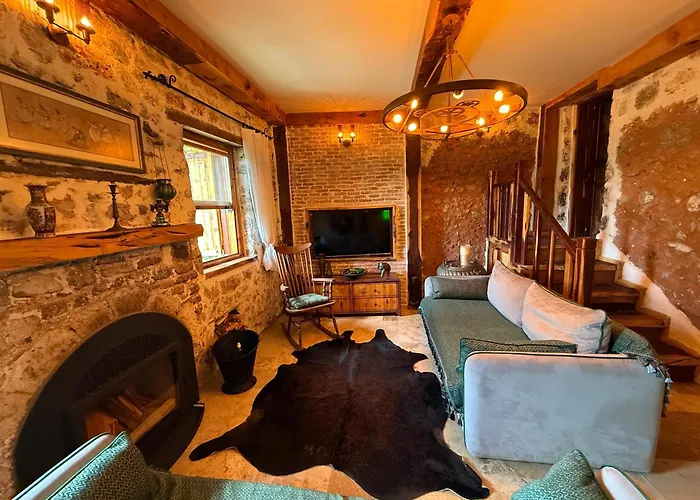 Luxury Stone With Salt Water Pool And Jacuzzi Kayakoy